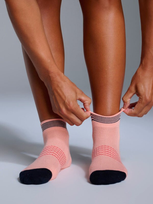 GRIT Ankle Sock Electric Peach