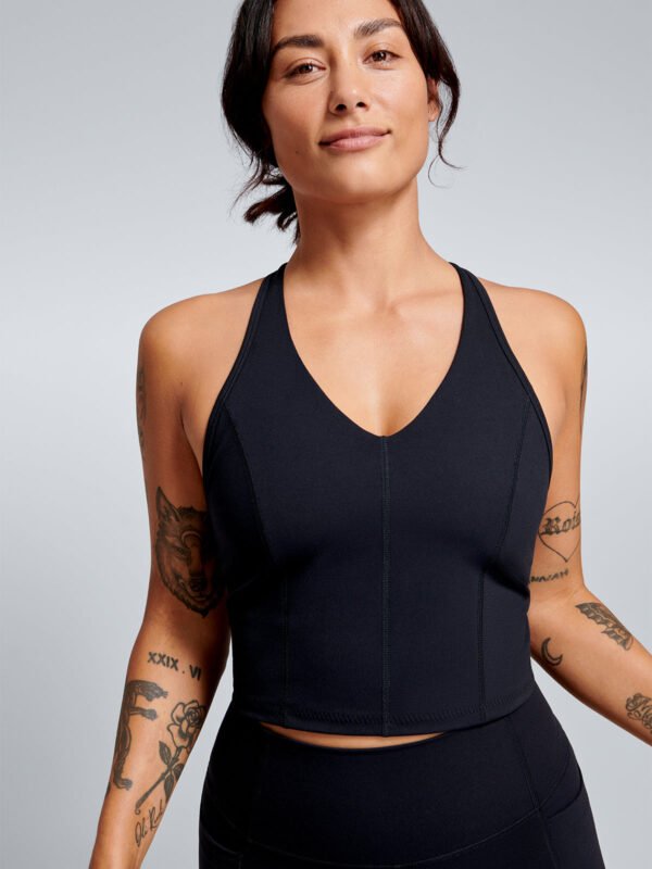 FEMMEFATALELONGLINEBRA_BLACK_07 FEMME FATALE RECYCLED Longline Bra Black