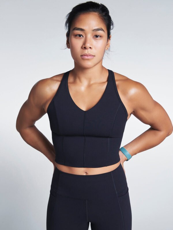 FEMMEFATALELONGLINEBRA_BLACK_3 FEMME FATALE RECYCLED Longline Bra Black