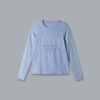 HERE TODAY MELANGE Long Sleeve Tee Blue Marl