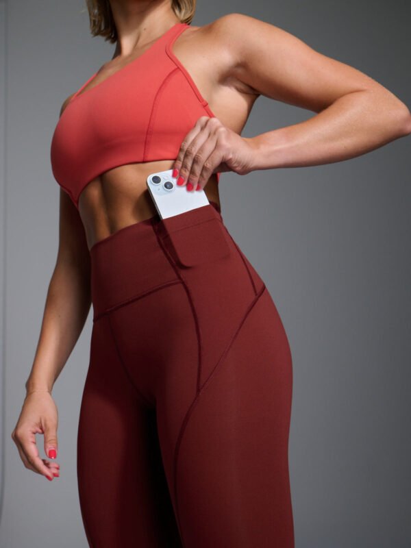 LIMITLESS POCKET 7/8 Legging Rust