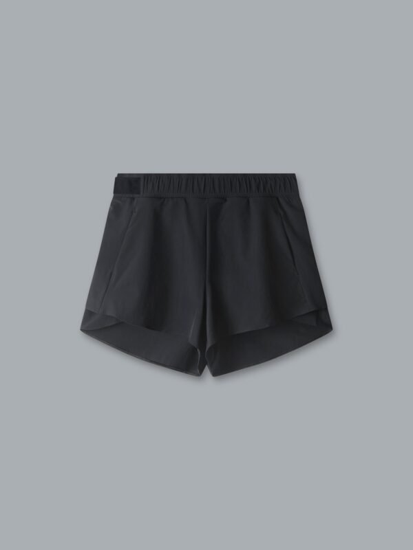 FLY RUN Recycled Short Black