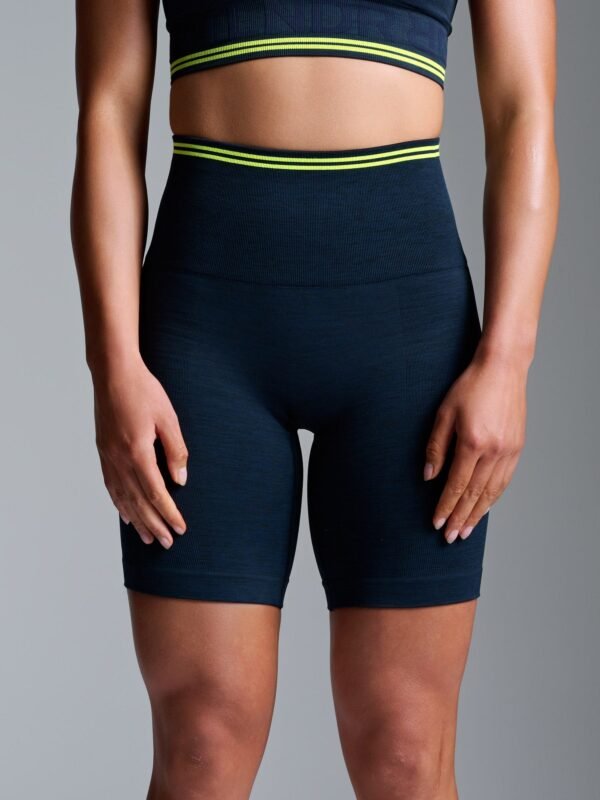 CHISEL MELANGE 8" Bike Short Navy Marl