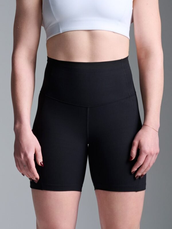 FATAL ATTRACTION 6 Super High Rise Bike Short Black