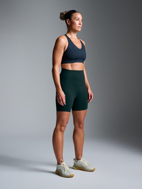 FATAL ATTRACTION 6 Super High Rise Bike Short Dark Green