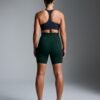 FATAL ATTRACTION 6 Super High Rise Bike Short Dark Green