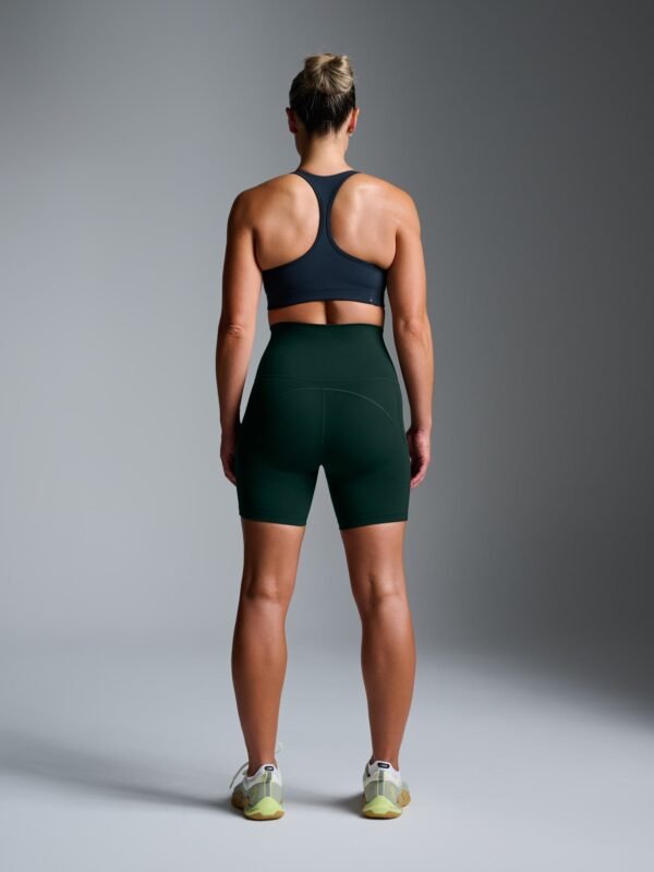 FATAL ATTRACTION 6 Super High Rise Bike Short Dark Green