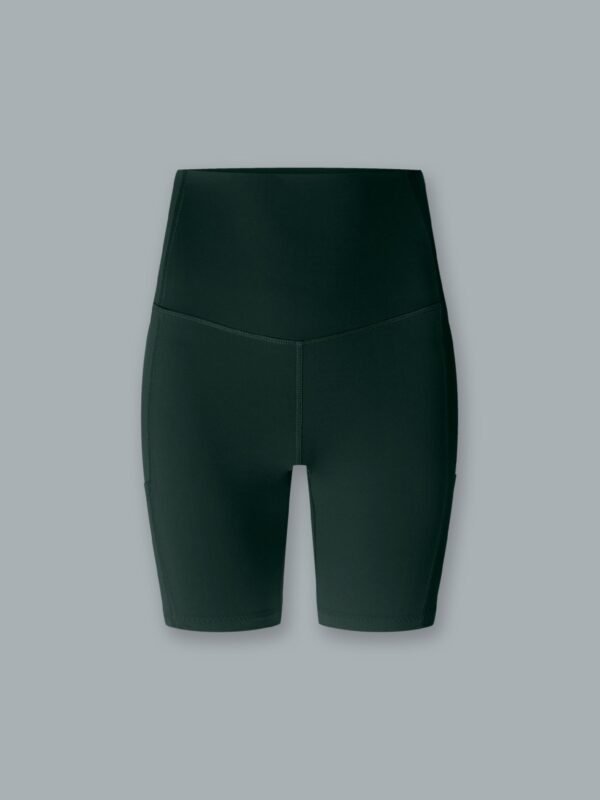 FATAL ATTRACTION 6 Super High Rise Bike Short Dark Green