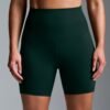 FATAL ATTRACTION 6 Super High Rise Bike Short Dark Green