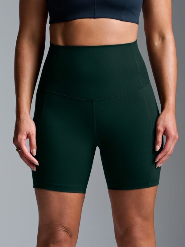 FATAL ATTRACTION 6 Super High Rise Bike Short Dark Green
