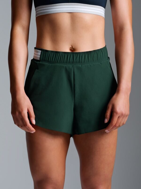 FLY RUN Recycled Short Dark Green
