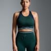 AERO DYNAMIC Sports Bra Dark Green Marl
