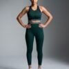 AERO DYNAMIC Sports Bra Dark Green Marl
