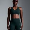 FEMME FATALE Sports Bra Dark Green