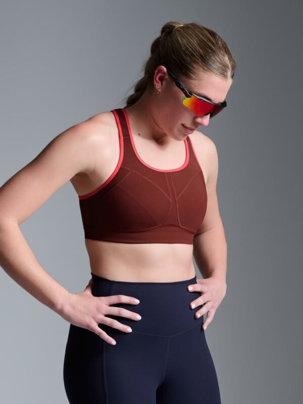 LOCKED + LOADED Sports Bra Rust