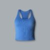 CROPPED MUSCLE TANK (RECYCLED) Vibrant Blue
