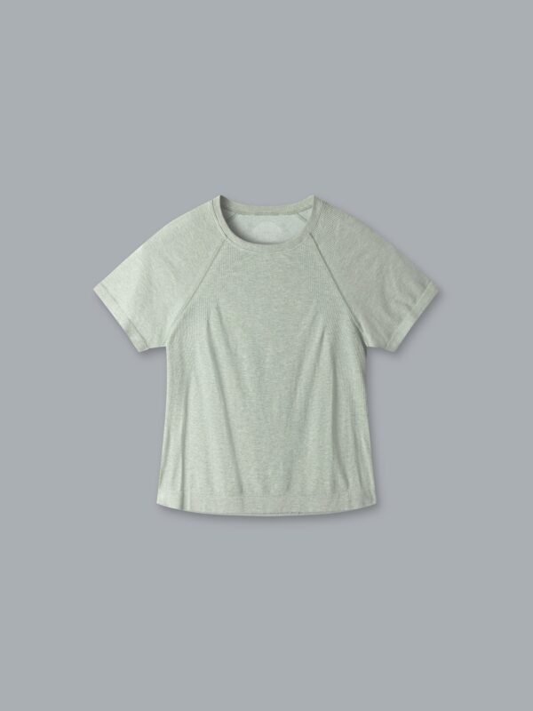 HERE TODAY MELANGE Cropped Tee Sage Marl