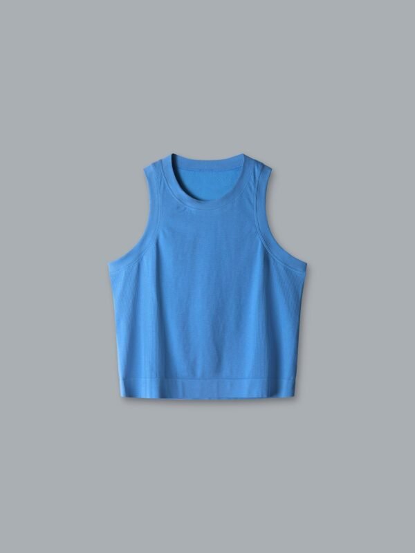 HERE TODAY Cropped Tank Blue