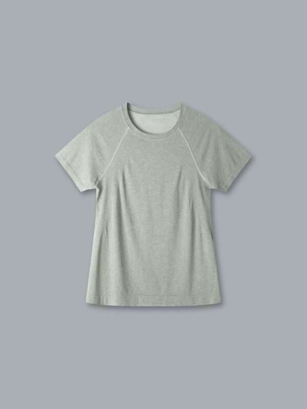 Top-HereTodayTeeSageMarl HERE TODAY MELANGE Short Sleeve Tee Sage Marl