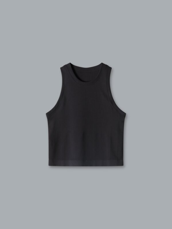 POWER CROP Tank Black