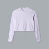 Top-PowerCropLongSleeveLilac POWER CROP Long Sleeve Top Lilac