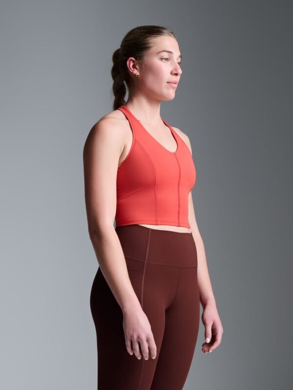 FEMME FATALE Longline Bra Retro Red