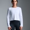 Tops_Here-Today-Crop_LS-White-01 HERE TODAY Cropped Long Sleeve Tee White