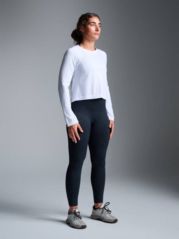 Tops_Here-Today-Crop_LS-White-04 HERE TODAY Cropped Long Sleeve Tee White