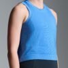 HERE TODAY Cropped Tank Blue