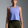 HERE TODAY Cropped Tank Blue Violet