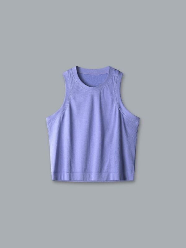 HERE TODAY Cropped Tank Blue Violet