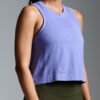 HERE TODAY Cropped Tank Blue Violet