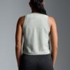 HERE TODAY MELANGE Cropped Tank Sage Marl