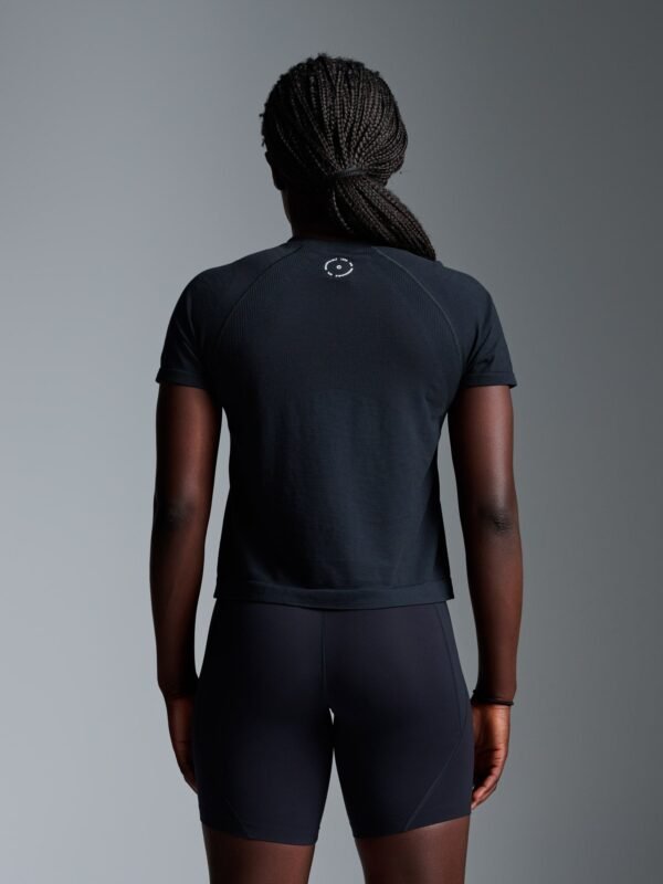 HERE TODAY Cropped Tee Black