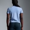 HERE TODAY MELANGE Cropped Tee Blue Marl