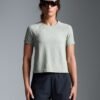 HERE TODAY MELANGE Cropped Tee Sage Marl