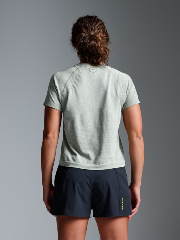 HERE TODAY MELANGE Cropped Tee Sage Marl