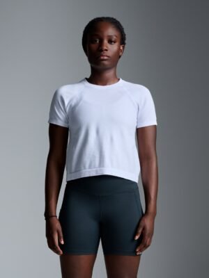 HERE TODAY Cropped Tee White