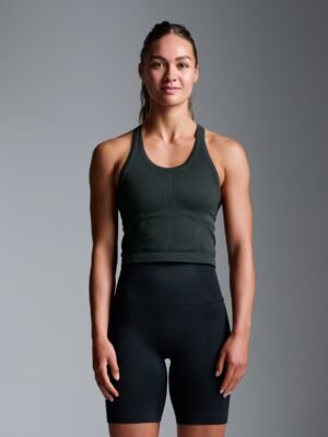 Tops_Muscle-Crop-Olive-01 CROPPED MUSCLE TANK (RECYCLED) Olive