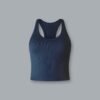 CROPPED MUSCLE TANK (RECYCLED) True Navy