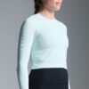 POWER CROP Long Sleeve Top Mint