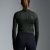 POWER CROP Long Sleeve Top Olive