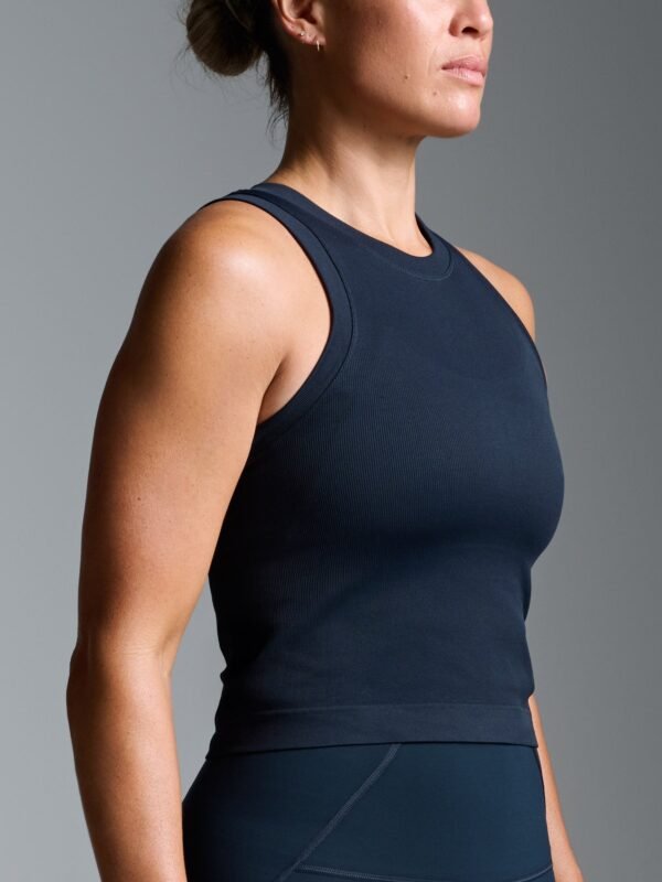 POWER CROP Tank Midnight