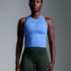 Tops_PowerCrop-Tank_Vibrant-Blue-01 POWER CROP Tank Vibrant Blue