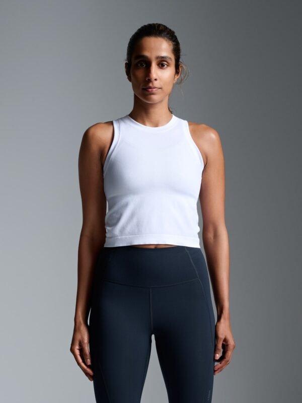 POWER CROP Tank White